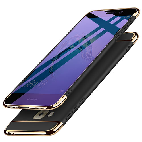Luxury Metal Frame and Plastic Back Case M02 for Huawei Nova Plus Black