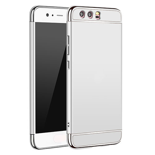 Luxury Metal Frame and Plastic Back Case M02 for Huawei P10 Silver