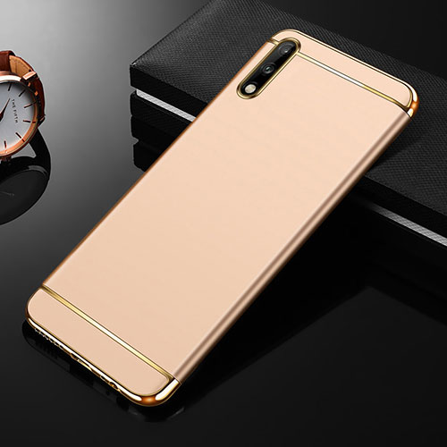 Luxury Metal Frame and Plastic Back Cover Case M01 for Huawei Enjoy 10 Gold