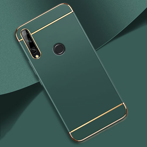 Luxury Metal Frame and Plastic Back Cover Case M01 for Huawei Enjoy 10 Plus Green