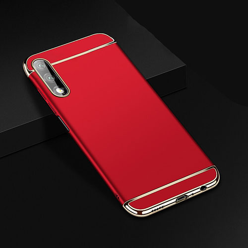 Luxury Metal Frame and Plastic Back Cover Case M01 for Huawei Honor 9X Red