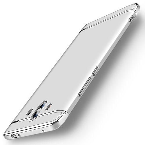 Luxury Metal Frame and Plastic Back Cover Case M01 for Huawei Mate 10 Silver