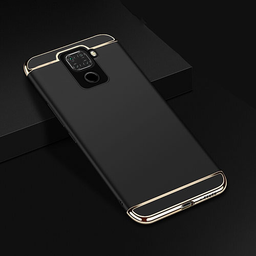 Luxury Metal Frame and Plastic Back Cover Case M01 for Huawei Mate 30 Lite Black