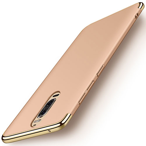 Luxury Metal Frame and Plastic Back Cover Case M01 for Huawei Mate 9 Pro Gold