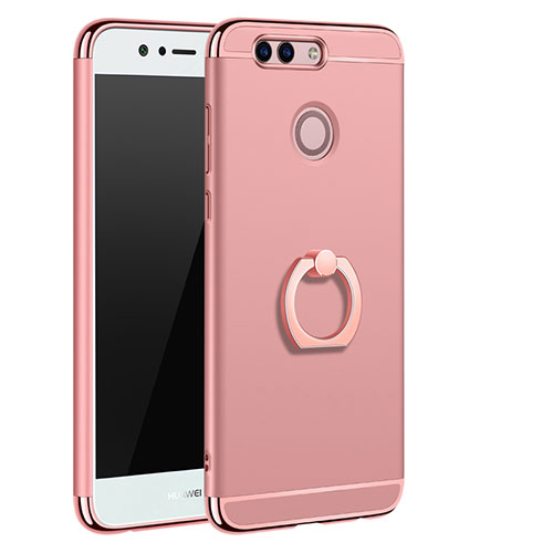 Luxury Metal Frame and Plastic Back Cover Case M01 for Huawei Nova 2 Rose Gold
