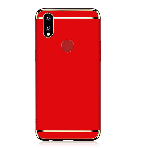 Luxury Metal Frame and Plastic Back Cover Case M01 for Huawei Nova 3i Red