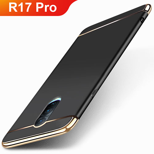Luxury Metal Frame and Plastic Back Cover Case M01 for Oppo R17 Pro Black
