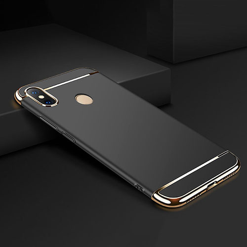 Luxury Metal Frame and Plastic Back Cover Case M01 for Xiaomi Mi Max 3 Black