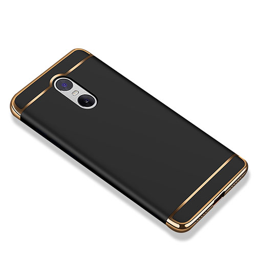 Luxury Metal Frame and Plastic Back Cover Case M01 for Xiaomi Redmi Note 4 Black