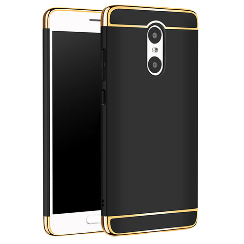 Luxury Metal Frame and Plastic Back Cover Case M01 for Xiaomi Redmi Pro Black