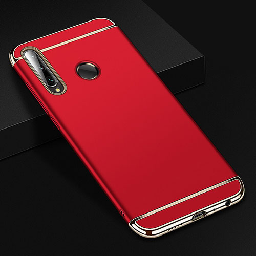 Luxury Metal Frame and Plastic Back Cover Case T01 for Huawei Honor 20 Lite Red