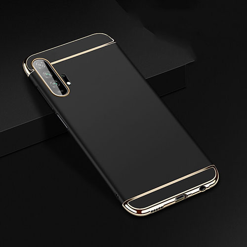 Luxury Metal Frame and Plastic Back Cover Case T01 for Huawei Honor 20 Pro Black