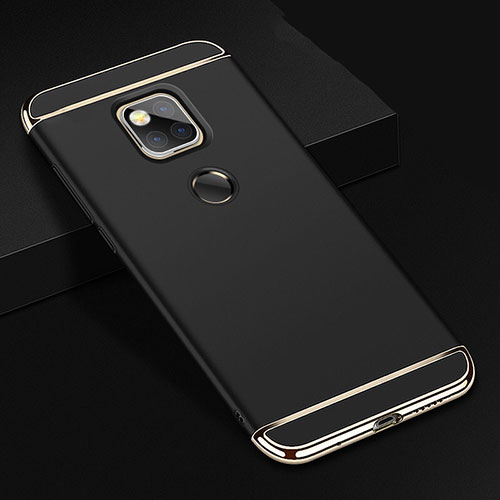 Luxury Metal Frame and Plastic Back Cover Case T01 for Huawei Mate 20 X 5G Black