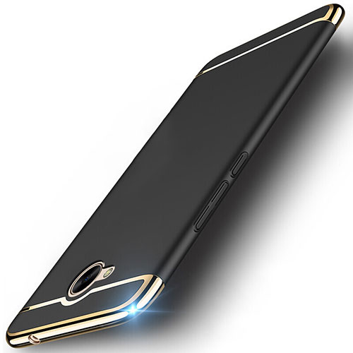 Luxury Metal Frame and Plastic Back Cover for Huawei Y5 (2017) Black