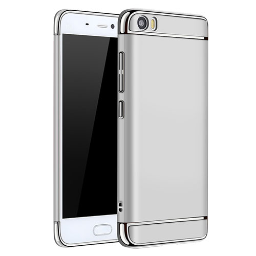 Luxury Metal Frame and Plastic Back Cover for Xiaomi Mi 5 Silver