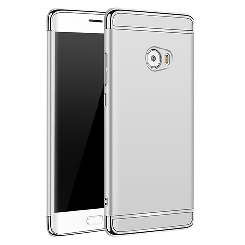 Luxury Metal Frame and Plastic Back Cover for Xiaomi Mi Note 2 Special Edition Silver