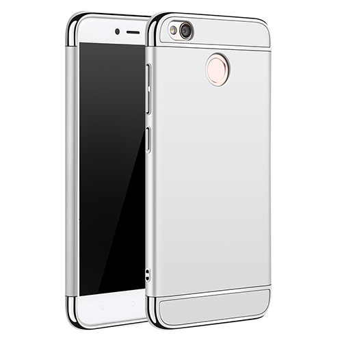 Luxury Metal Frame and Plastic Back Cover for Xiaomi Redmi 4X Silver