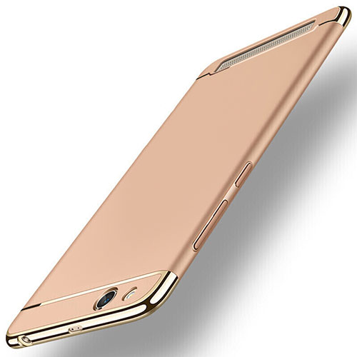 Luxury Metal Frame and Plastic Back Cover for Xiaomi Redmi 5A Rose Gold