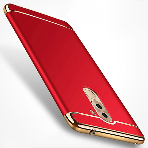 Luxury Metal Frame and Plastic Back Cover M02 for Huawei Honor 6X Pro Red
