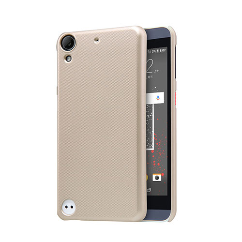 Mesh Hole Hard Rigid Case Back Cover for HTC Desire 630 Gold