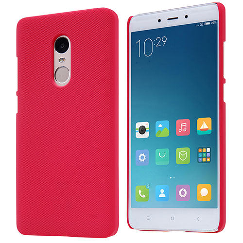 Mesh Hole Hard Rigid Cover for Xiaomi Redmi Note 4 Red