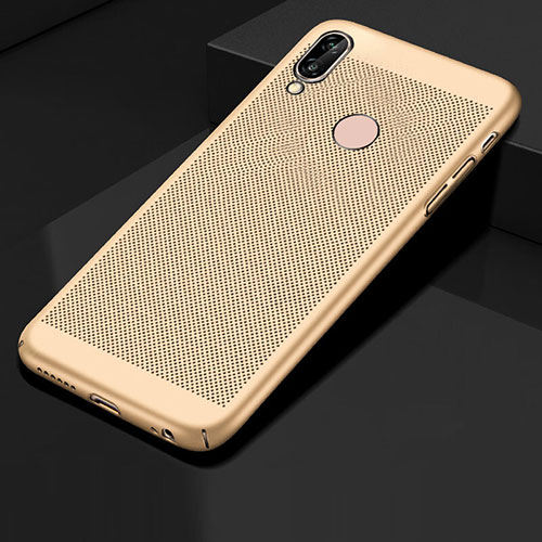 Mesh Hole Hard Rigid Snap On Case Cover for Huawei Honor 10 Lite Gold