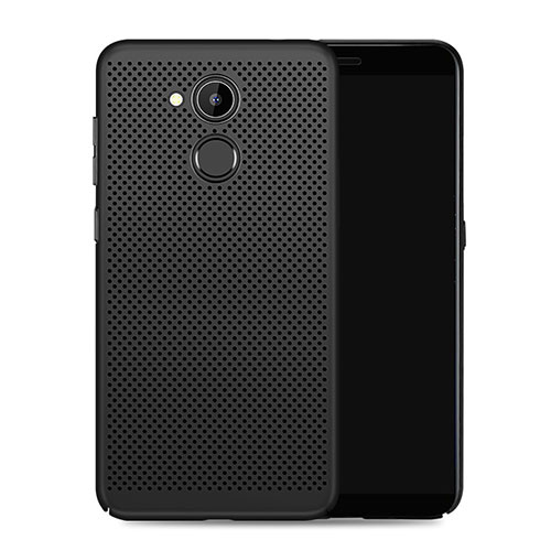 Mesh Hole Hard Rigid Snap On Case Cover for Huawei Honor 6C Pro Black