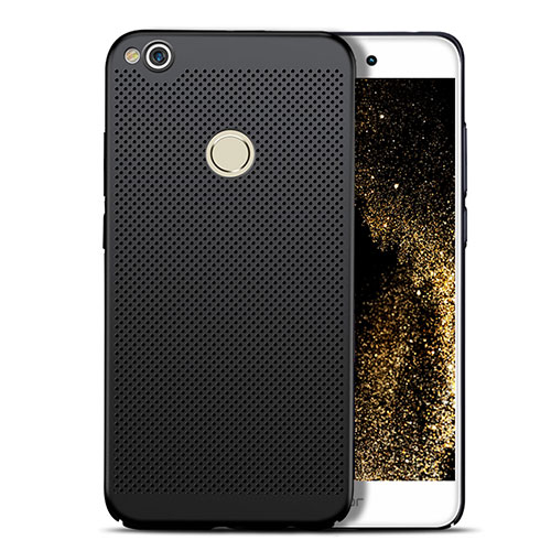 Mesh Hole Hard Rigid Snap On Case Cover for Huawei Honor 8 Lite Black