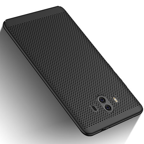 Mesh Hole Hard Rigid Snap On Case Cover for Huawei Mate 10 Black