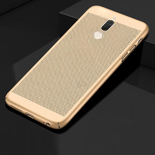 Mesh Hole Hard Rigid Snap On Case Cover for Huawei Mate 10 Lite Gold