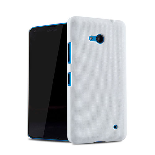 Mesh Hole Hard Rigid Snap On Case Cover for Microsoft Lumia 640 White