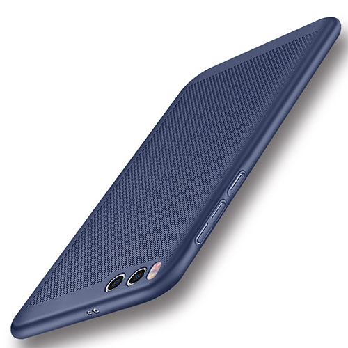 Mesh Hole Hard Rigid Snap On Case Cover for Xiaomi Mi 6 Blue