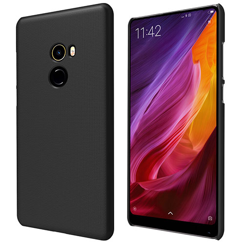 Mesh Hole Hard Rigid Snap On Case Cover for Xiaomi Mi Mix 2 Black