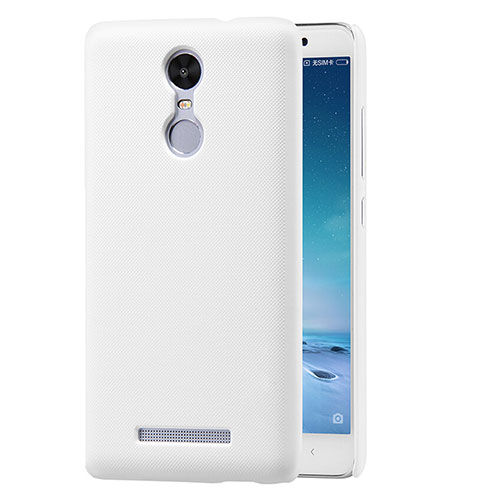 Mesh Hole Hard Rigid Snap On Case Cover for Xiaomi Redmi Note 3 White