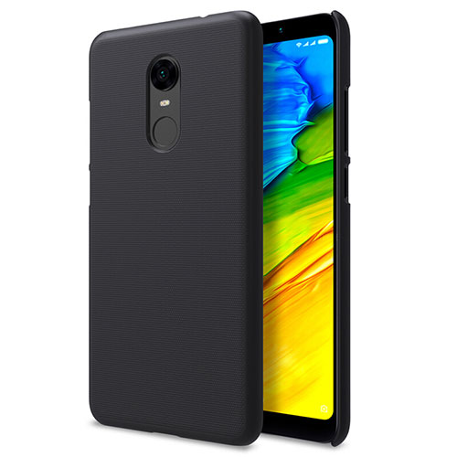 Mesh Hole Hard Rigid Snap On Case Cover for Xiaomi Redmi Note 5 Indian Version Black