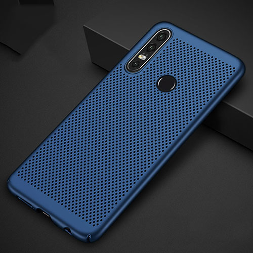 Mesh Hole Hard Rigid Snap On Case Cover P01 for Huawei P30 Lite Blue