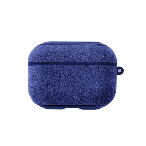 Protective Leather Case Skin for OnePlus AirPods Pro Charging Box L01 for Apple AirPods Pro Blue