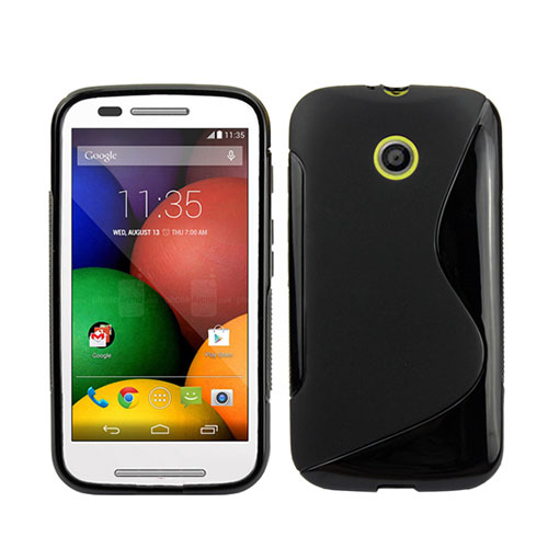 S-Line Gel Soft Case for Motorola Moto E XT1021 Black