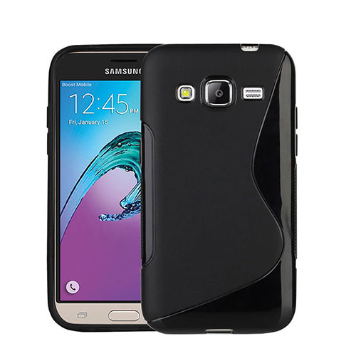S-Line Gel Soft Case for Samsung Galaxy J3 (2016) J320F J3109 Black