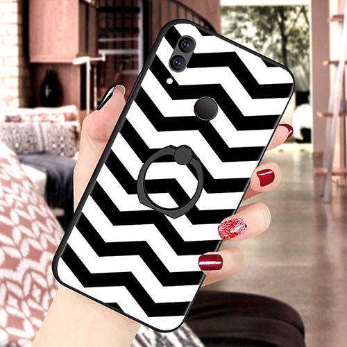 Silicone Candy Rubber Fashionable Pattern Soft Case Cover S06 for Huawei Nova 3e Mixed