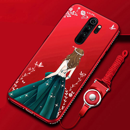 Silicone Candy Rubber Gel Dress Party Girl Soft Case Cover for Xiaomi Redmi Note 8 Pro Mixed