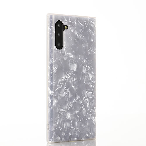 Silicone Candy Rubber Gel Fashionable Pattern Soft Case Cover D01 for Samsung Galaxy Note 10 5G White