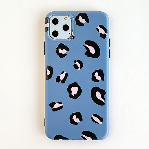 Silicone Candy Rubber Gel Fashionable Pattern Soft Case Cover for Apple iPhone 11 Pro Blue