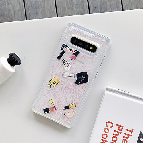 Silicone Candy Rubber Gel Fashionable Pattern Soft Case Cover K01 for Samsung Galaxy S10 5G White