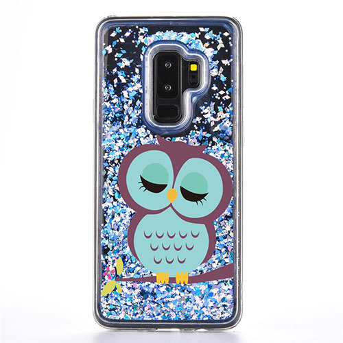 Silicone Candy Rubber Gel Fashionable Pattern Soft Case Cover K01 for Samsung Galaxy S9 Plus Blue