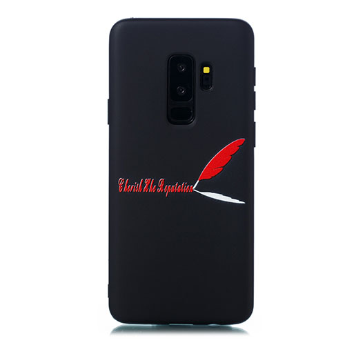 Silicone Candy Rubber Gel Fashionable Pattern Soft Case Cover S01 for Samsung Galaxy S9 Plus Red