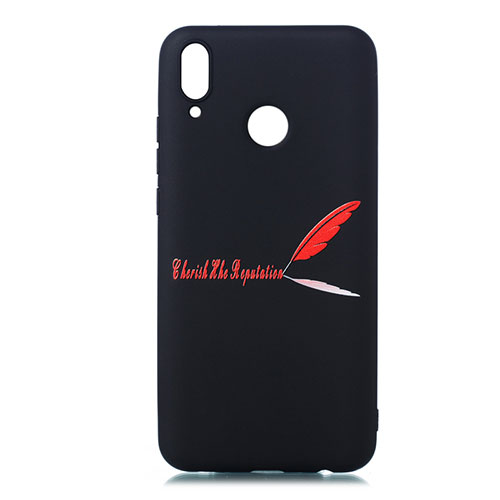 Silicone Candy Rubber Gel Fashionable Pattern Soft Case Cover S06 for Huawei Enjoy 9 Plus Red