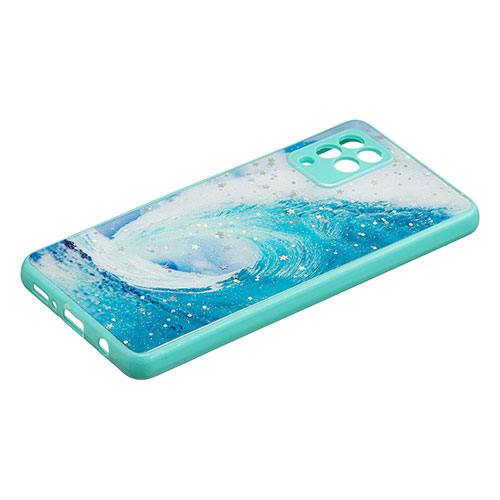 Silicone Candy Rubber Gel Fashionable Pattern Soft Case Cover Y01X for Samsung Galaxy A42 5G Green