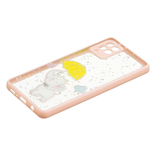 Silicone Candy Rubber Gel Fashionable Pattern Soft Case Cover Y01X for Samsung Galaxy A42 5G Yellow