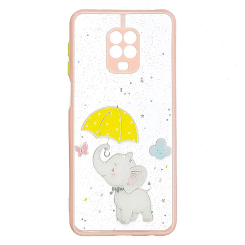 Silicone Candy Rubber Gel Fashionable Pattern Soft Case Cover Y01X for Xiaomi Redmi Note 9 Pro Max Yellow